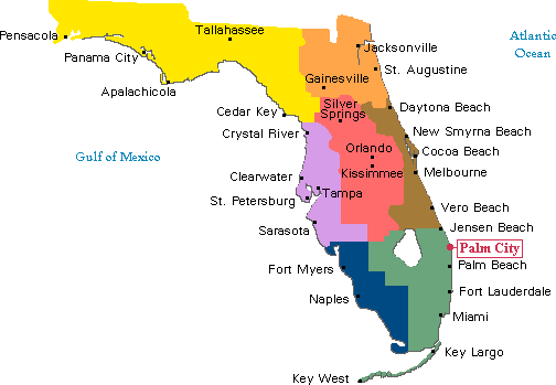 Map of Florida